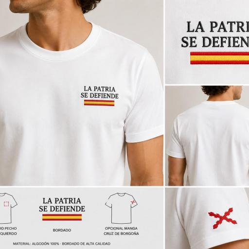 Camiseta LA PATRIA SE DEFIENDE 