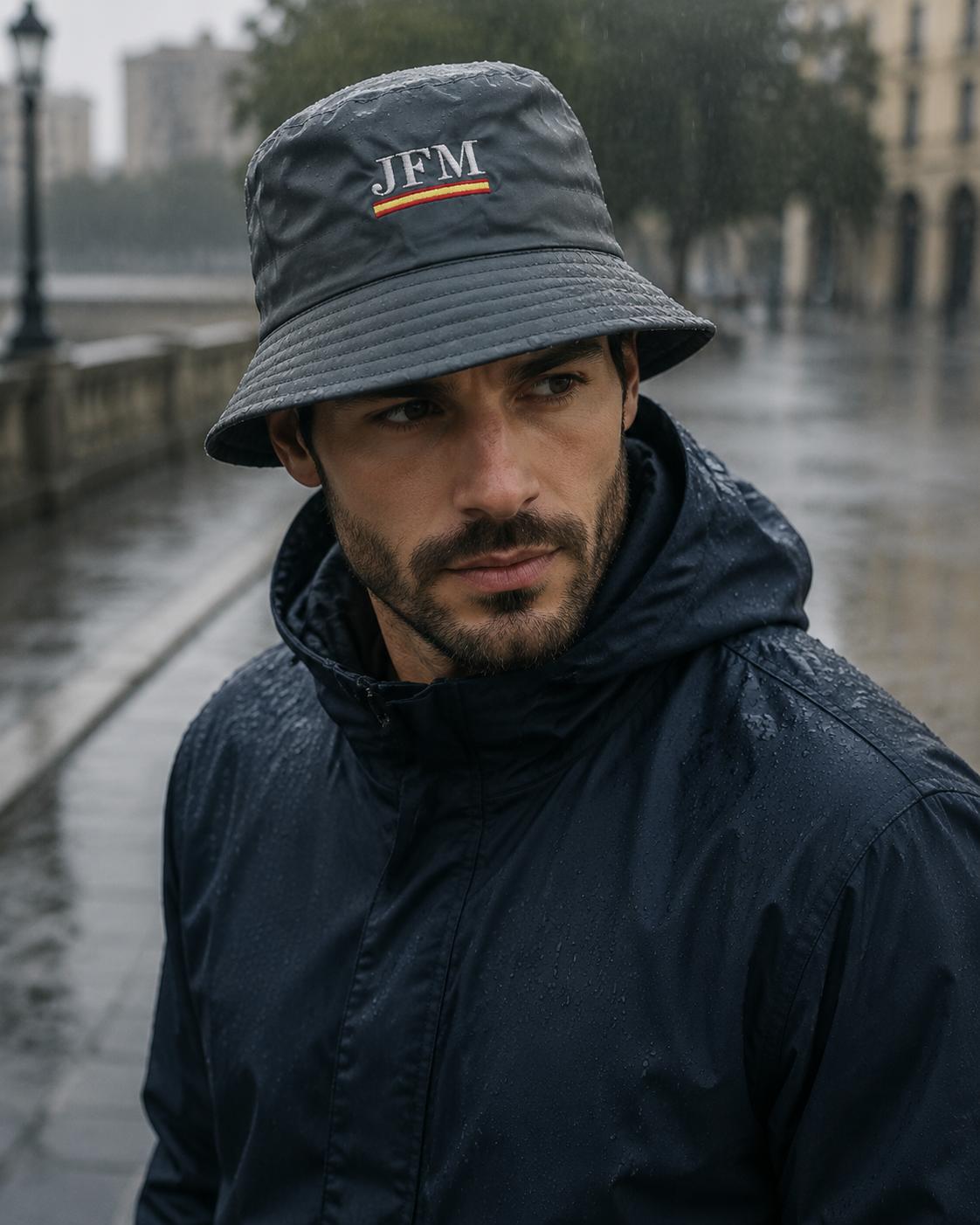 Gorro lluvia BANDERA ESPAÑA + INICIALES