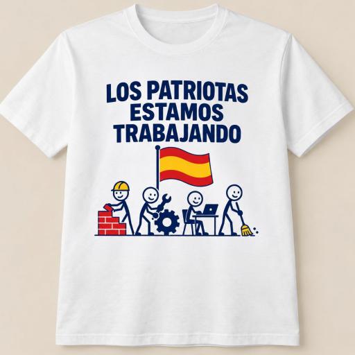 Camiseta PATRIOTAS TRABAJANDO [1]