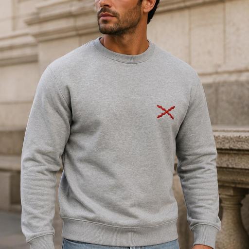 Sudadera hombre Cruz de Borgoña  [2]