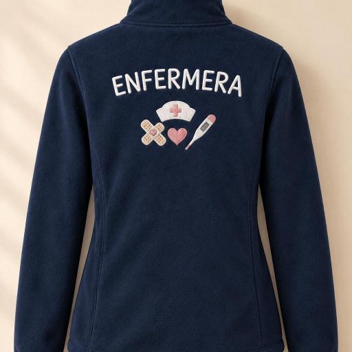 Forro polar ENFERMERA personalizado