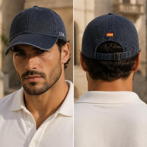 Gorra INICIALES + BANDERA DE ESPAÑA [1]