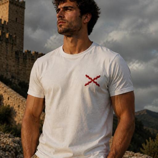Camiseta hombre Cruz de Borgoña 