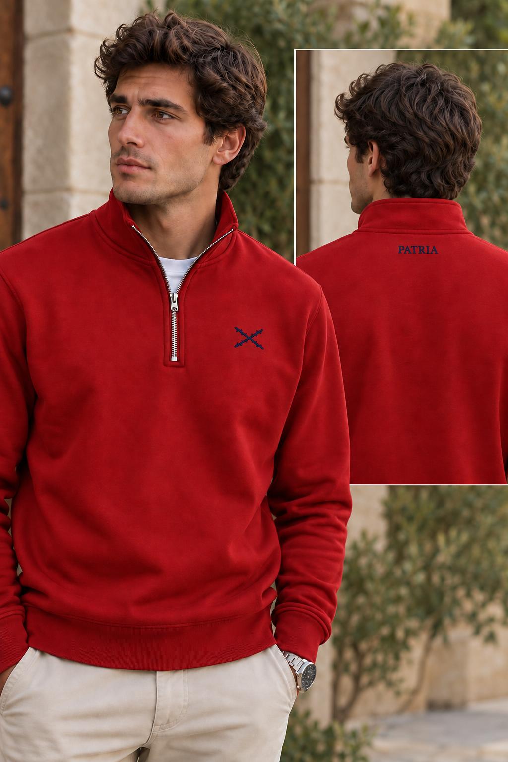 Sudadera CRUZ DE BORGOÑA azul