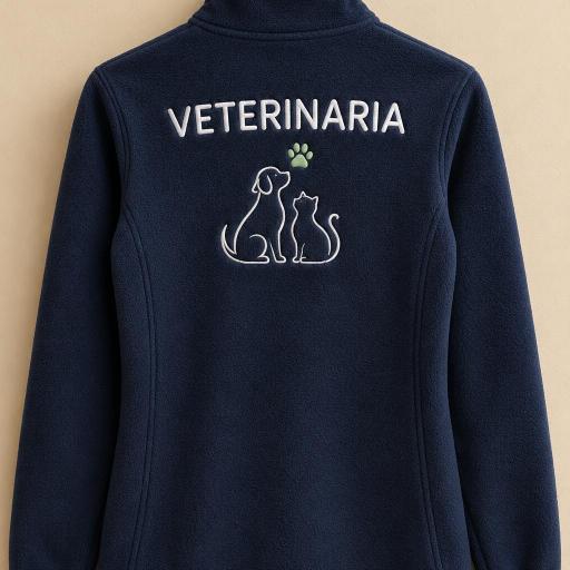 Forro polar VETERINARIA personalizado