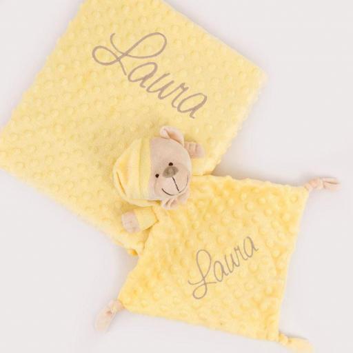 Caja regalo manta + DOUDOU bebé PERSONALIZADO [1]