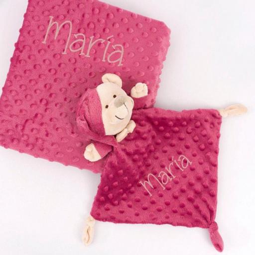 Caja regalo manta + DOUDOU bebé PERSONALIZADO [2]