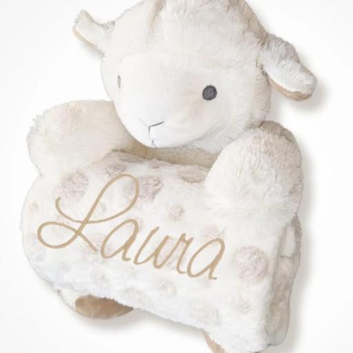 Caja regalo peluche + manta carrito