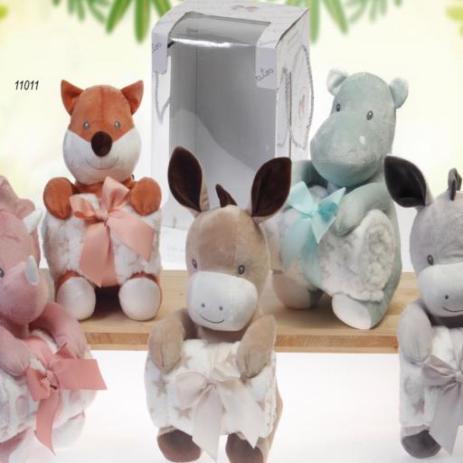 Caja regalo peluche + manta carrito  [2]