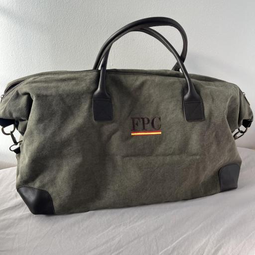 Maleta loneta y piel  [0]