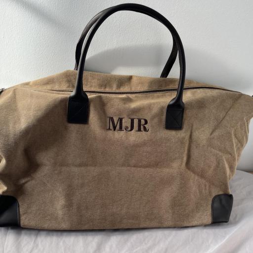 Maleta loneta y piel  [2]