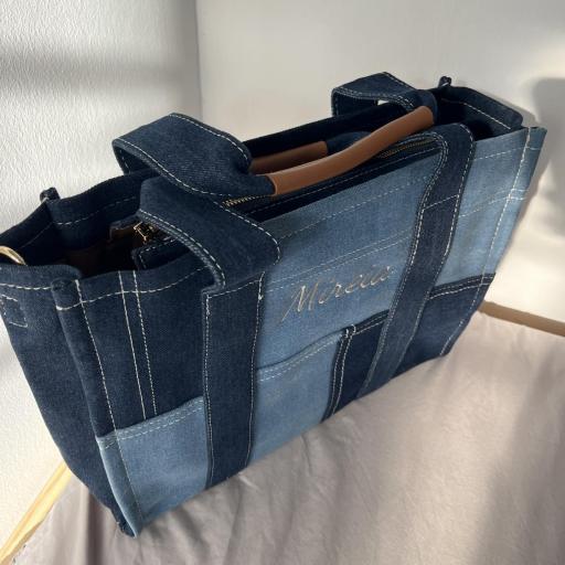 Bolso loneta VAQUERO  [3]