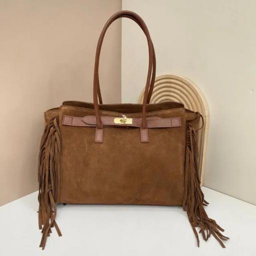 Bolso ante con flecos  [1]