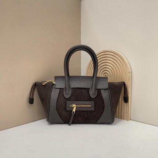 Bolso combinado de ante  [1]