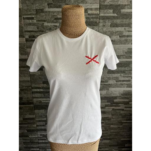 Camiseta mujer Cruz de Borgoña 