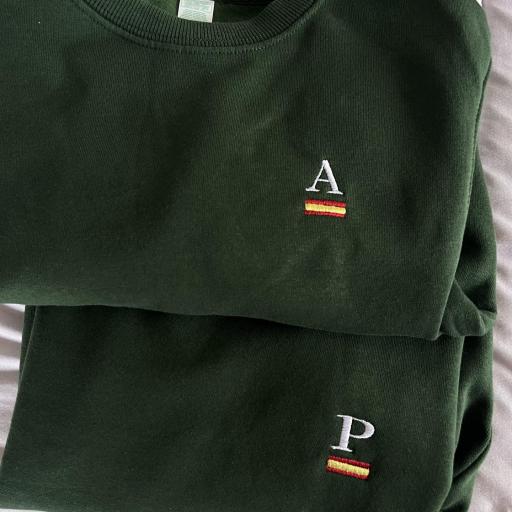 Sudadera niño INICIAL + BANDERA DE ESPAÑA  [2]