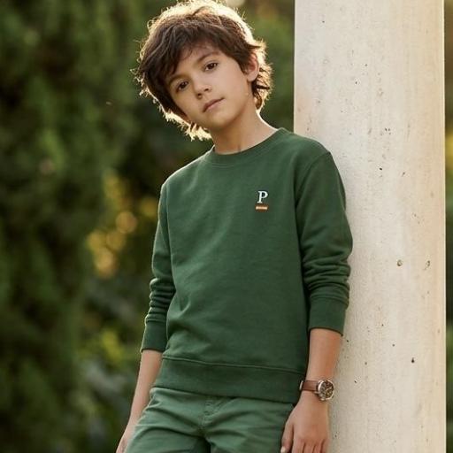 Sudadera niño INICIAL + BANDERA DE ESPAÑA  [0]