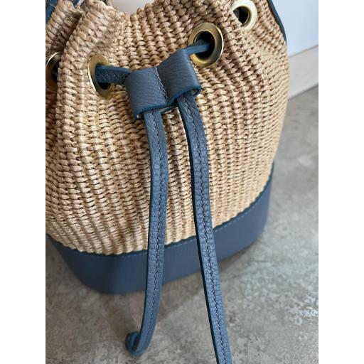 Bolso rafia y piel  [2]
