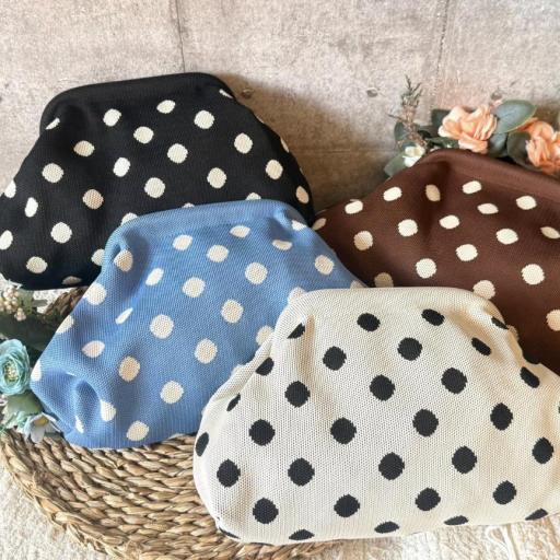 Bolso estampado lunares