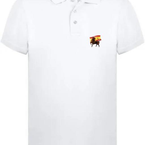 Polo TORO + BANDERA ESPAÑA [1]