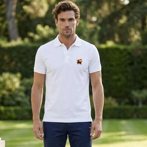 Polo TORO + BANDERA ESPAÑA