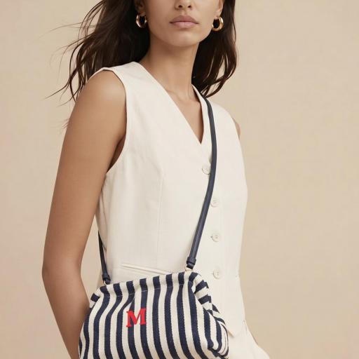 Bolso de mano RAYAS