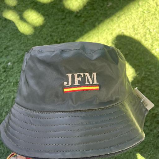 Gorro lluvia unisex BANDERA ESPAÑA + INICIALES