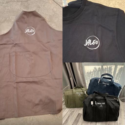 Polos, gorras, delantales, camisetas y mucho más 