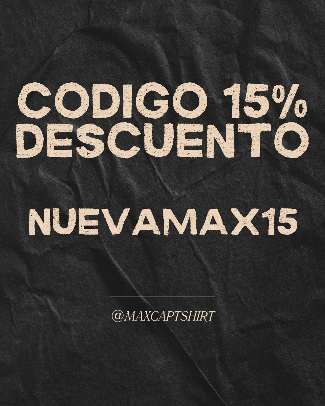 15% DE DESCUENTO 