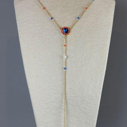 Collar Marcella azul, Truhanas [3]