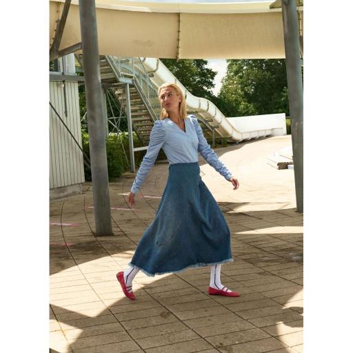 Falda denim