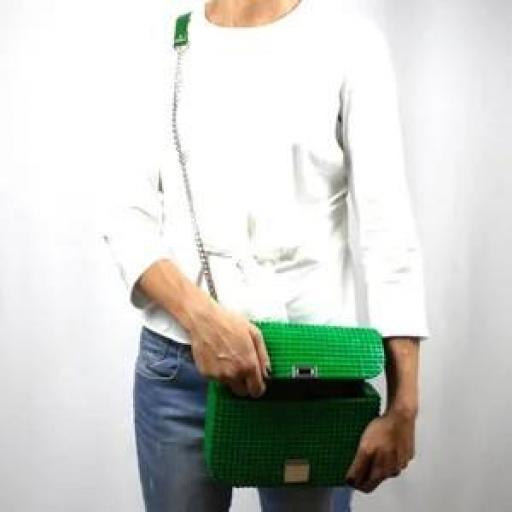 Bolso verde Bag and Block [3]