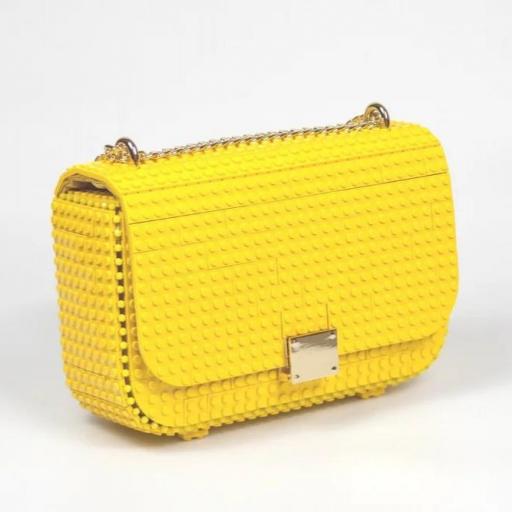 Bolso amarillo Goofy Black and Block [1]