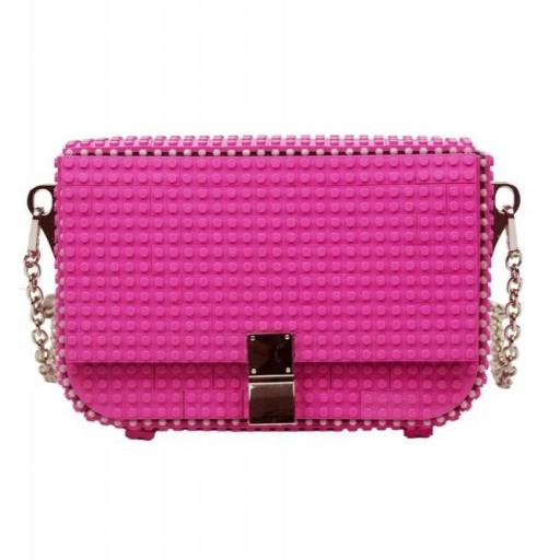 Bolso rosa animal print Bag and Block [3]