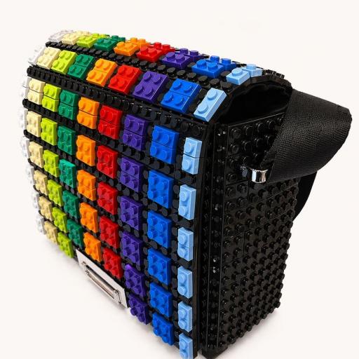 Bolso cuadrado negro Bag and Block [1]