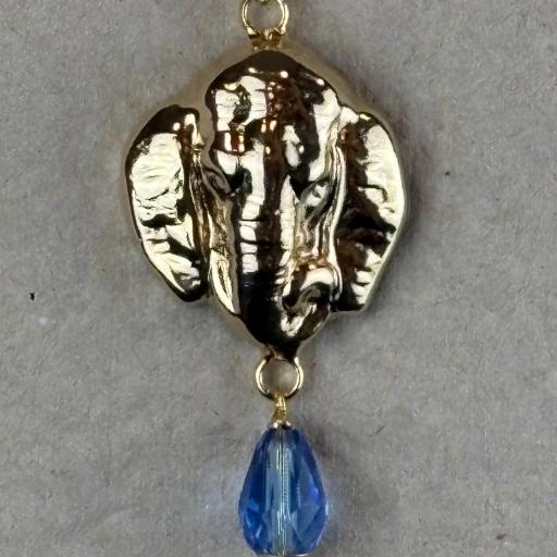 Collar de cadena dorada elefantes de Truhanas [1]