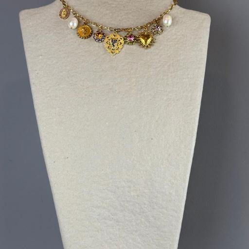 Collar Truhanas con charms