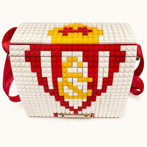 Bolso Rojo cuadrado Bag and Block