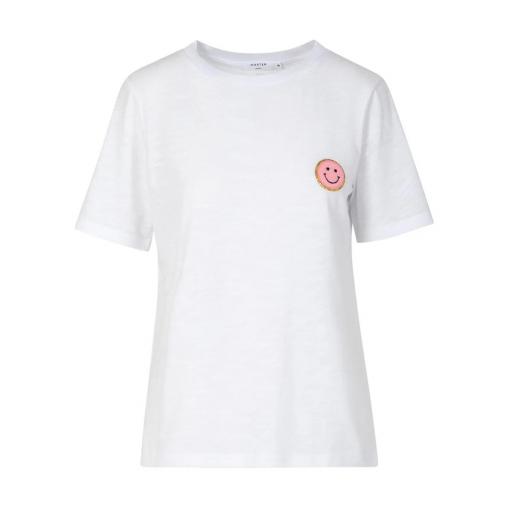 Camiseta bordado smiley [1]