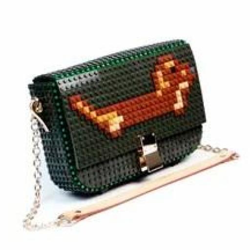 Bolso verde teckel bag and block [1]