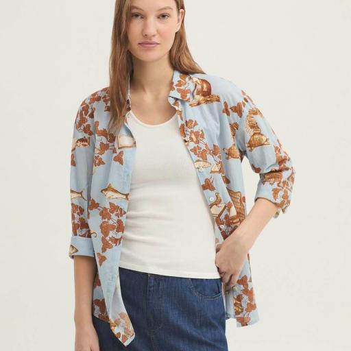 Camisa estampada 