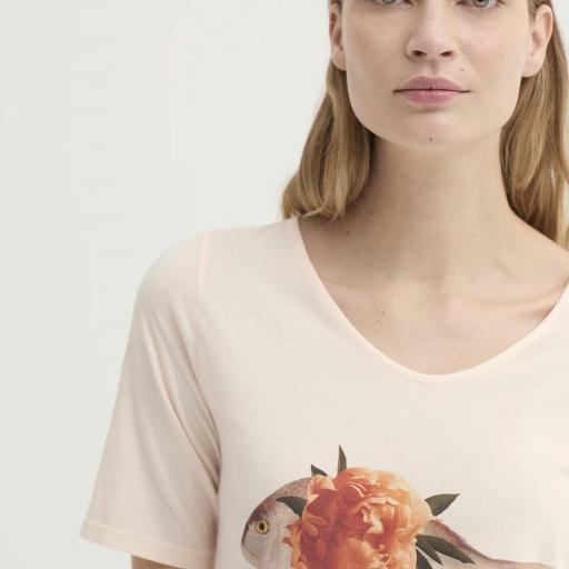 Camiseta de algodón Peonia Fish Nice things [1]