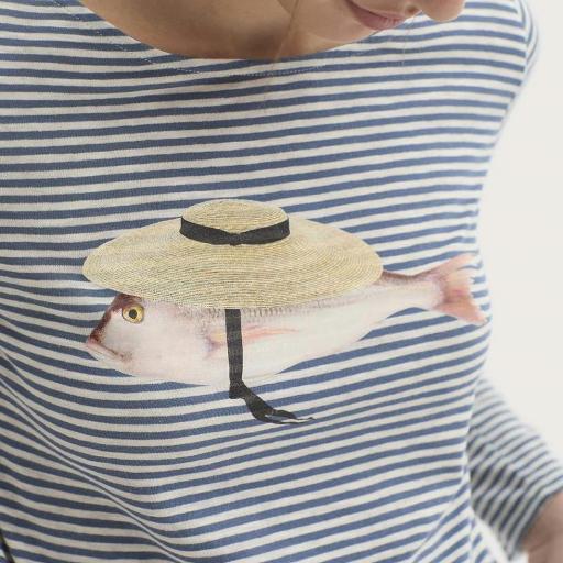Camiseta de rayas Provenzal FishCamiseta [1]