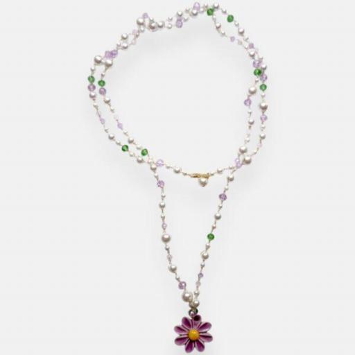 Collar Margarita Violeta Truhanas [2]