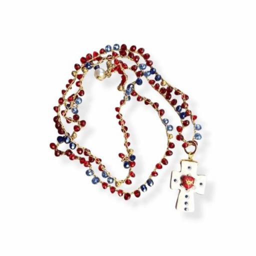 Collar cruz corazón Truhanas [0]