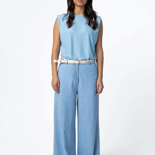 Pantalón vaquero con bordado Coster Copenhagen