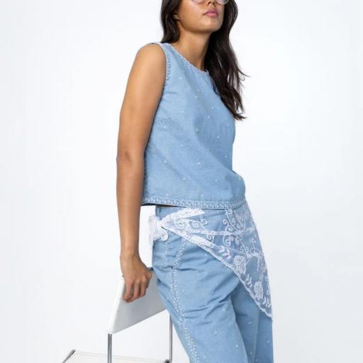 Camisa vaquera con bordado Coster Copenhagen [1]