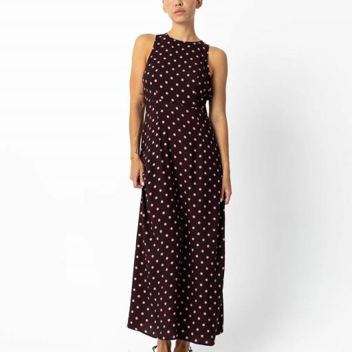 Vestido midi lunares Coster Copenhagen