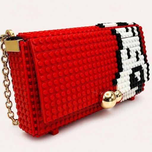 Bolso rojo Milú Bag and Block [2]