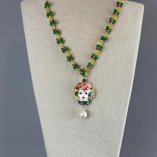 Collar Reina Fiori corto, Truhanas [1]